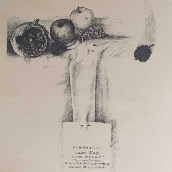 Leszek Rózga - Ein Grafiker aus Polen: Leszek Rózga (Plakat) - 1976 - Offsetlithografie