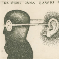 Stasys Eidrigevičius - Ex libris Jana Sawki - 1976 -...