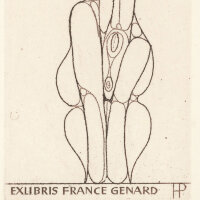 Henryk‏ Płóciennik - Exlibris France Genard -...