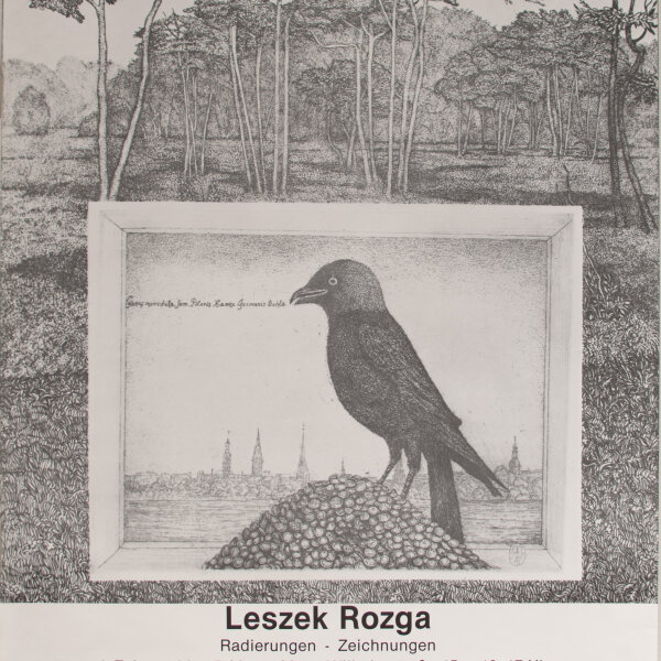 Leszek Rózga - Ausstellungsplakat Nassauischer Kunstverein - 1981 - Offset