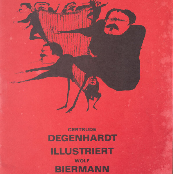 Gertrude Degenhardt - Mappe: Gertrude Degenhardt illustriert Wolf Biermann - 1970 - Lithografie