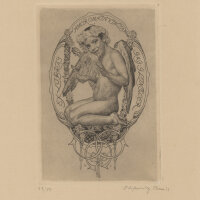 Sigmund Lipinsky - Amor Omnia Vincit - Exlibris G&G...